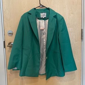 Emerald Green Blazer, Medium Size.